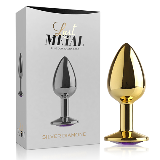 Imagem de Lust Metal - Plug Diamond Dourado