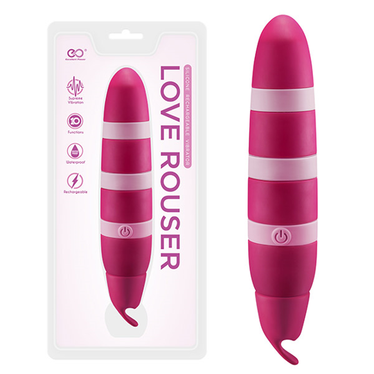 Imagem de Love Rouser - Vibrador Recarregável com Língua em Silicone 10 Modos de Vibração Cor Rosa